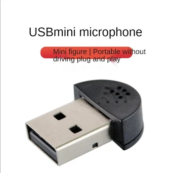 Super Mini USB 2.0, Mikrofono, MIC, Audio Adapteris Nešiojamas Studija Kalbos Vairuotojas Nemokamai Laptop/Notebook/PC/MSN/Skype