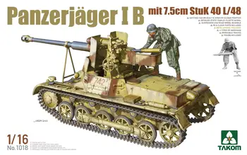 Takom 1018 1/16 Panzerjager IB Mit 7,5 cm Säteilyturvakeskus 40 L48 (Plastikiniai modelis)