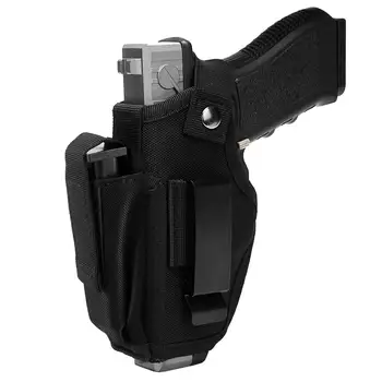 Taktinis Pistoletas Dėklas Nuslėpė Pistoletas Dėklas Kairę Dešinę Ranką Universalus Diržas, Dėklas su Mag Turėtojas Glock 17 19 Beretta M9