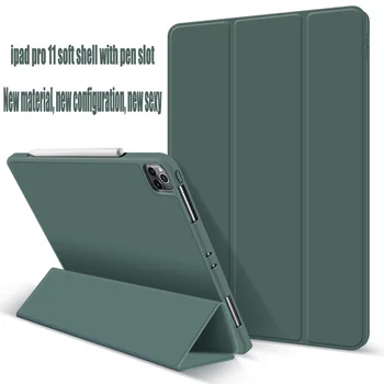 Tinka tablet PC 2021-ipad 11 12.9 apsaugos atveju, multi-function tri-fold magnetinio ipad pro 11 colių 12.9 apsaugos atveju