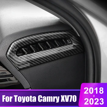 Toyota Camry 70 XV70 2018 2019 2020 2021 2022 2023 Hibridinių Automobilių Skydelio Oro Kondicionavimo ir Ventiliacijos Angos Apdaila Padengti Priedai