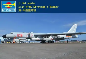 Trimitininkas 03930 Masto 1/144 Xian H-6K Stratedgic Bombonešis Modelio Rinkinys
