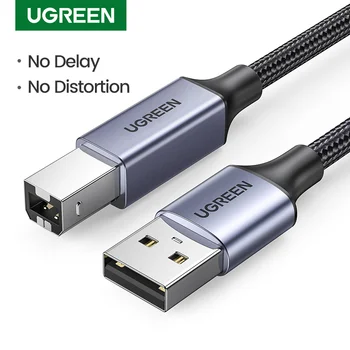Ugreen USB Spausdintuvo Kabelis USB Type B Male, kad Vyras, USB 3.0-2.0 Kabelis 