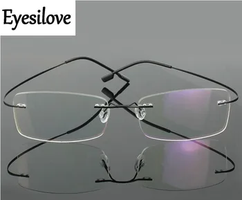 Ultra light taškus Optiniai akinių rėmeliai vyrų, moterų, Titano Lydinio, akinių Rėmeliai, skirti Trumparegystė Recepto Akiniai