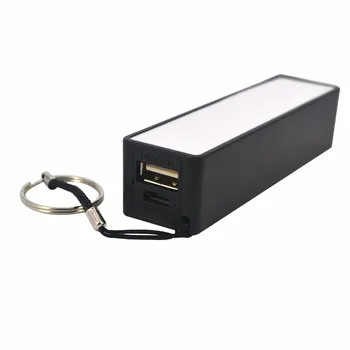 USB Nešiojamasis Maitinimo Bankas Su Key Chain 2600mAh Išorinio Maitinimo Banko Byloje Pakuotės Dėžutė 18650 Baterija, Įkroviklis, Baterija Nr.