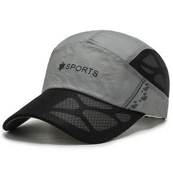 Vasaros Skrybėlę skėtį nuo saulės Kvėpuojantis Beisbolo kepuraitę Sporto Quick Dry Net Atsitiktinis Vyrai ir Moterys Veikia Skrybėlę