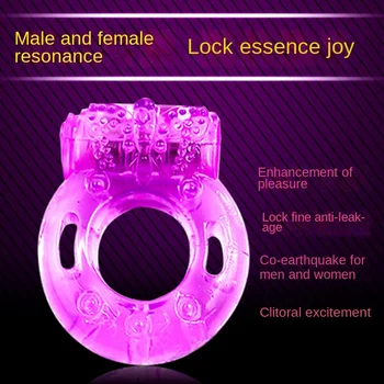 Vibracija Spermos Užrakto Žiedas Sekso Produktai Kristalų Vibratorius Moterims Rankovės Sekso Žaislais Vyrams, Moterims su Masažo Taškas