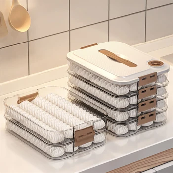 Virtuvės Kukulis talpinimo Užšaldyti Box, Multi-layer Maisto Klasės Namų Kukulis Šaldytų Daržovių ir Virtuvės Įrankis Virtuvėje Organizatorius