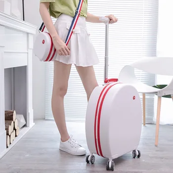 Vnelstyle 20 colių turas kelionės bagažo rankinėje banga vežimėlis universalus lagaminas varantys trumpalaikis lagaminą vežti maišelį