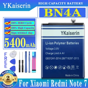 YKaiserin BN4A 5400MAH Bateriją Už Xiaomi Redmi 7 Pastaba Note7 Didelės Talpos Baterija + Stebėti Kodas